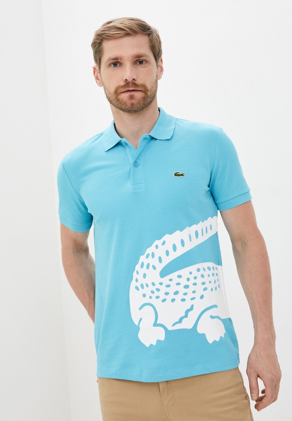 

Поло Lacoste, Голубой