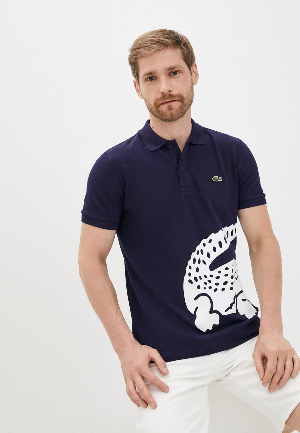 

Поло Lacoste, Синий