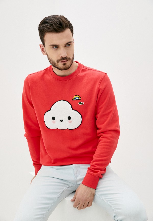 

Свитшот Lacoste, Красный