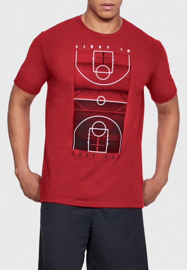 

Футболка спортивная Under Armour, Красный, UA BBall FILO SS