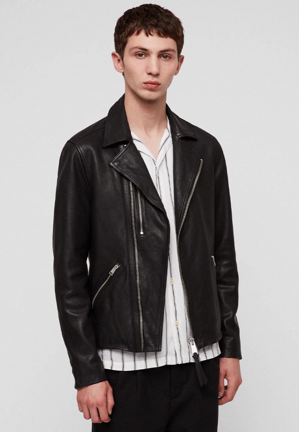 

Куртка утепленная AllSaints, Черный, EZRA BIKER