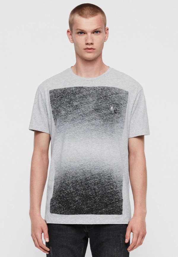

Футболка AllSaints, Серый, RUFUS SS CREW