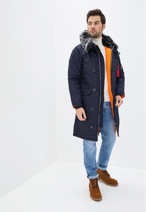 

Парка Airboss, Синий, Airboss MP002XM0MRL9