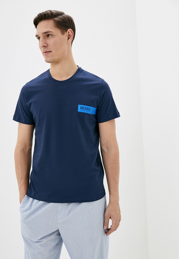 

Футболка домашняя Boss, Синий, T-Shirt RN 24