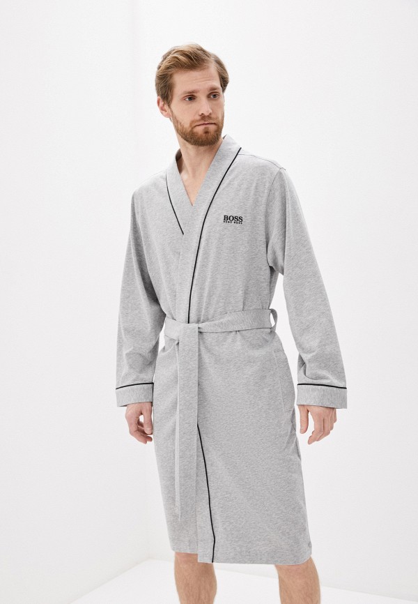 

Халат домашний Boss, Серый, Kimono BM