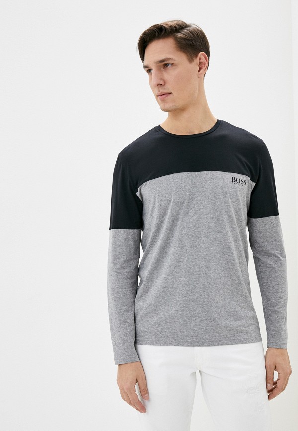 

Лонгслив домашний Boss, Серый, Balance LS-Shirt RN