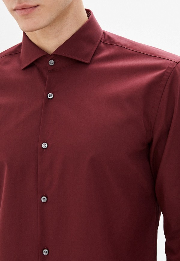 Рубашка Hugo цвет бордовый  Фото 6