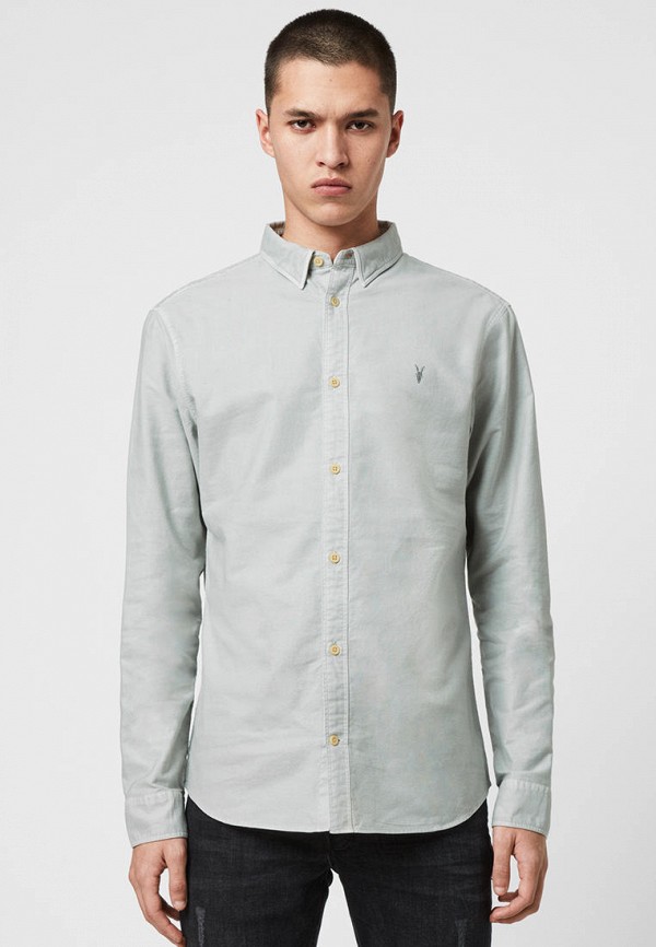 

Рубашка AllSaints, Голубой, AllSaints MP002XM0MS4T