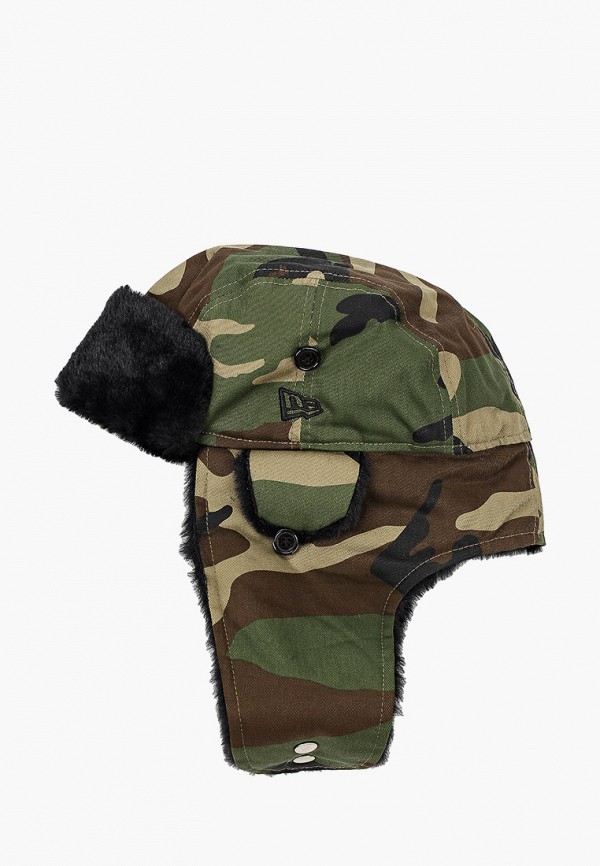 

Шапка New Era, Хаки, NE CAMO TRAPPER