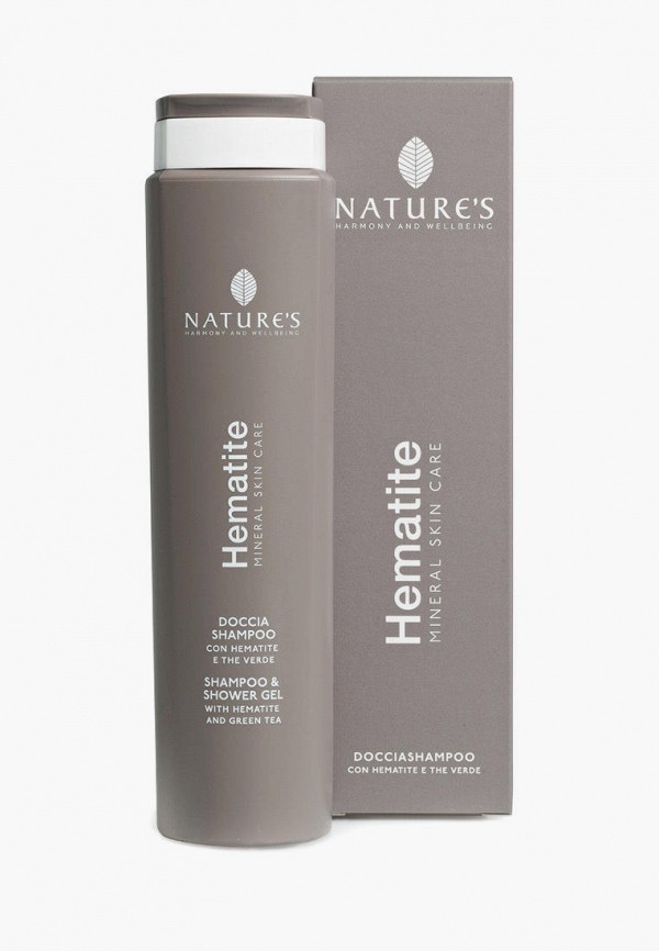 

Шампунь Nature’s Harmony and Wellbeing, Белый, гель 2 в 1, Hematite, 250 мл