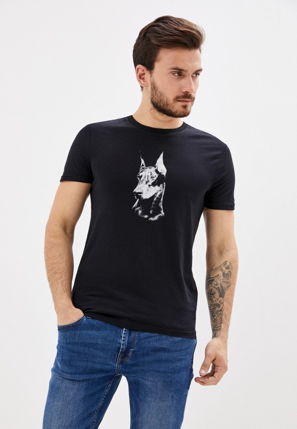 

Футболка Mavi, Черный, DOG PRINTED TEE