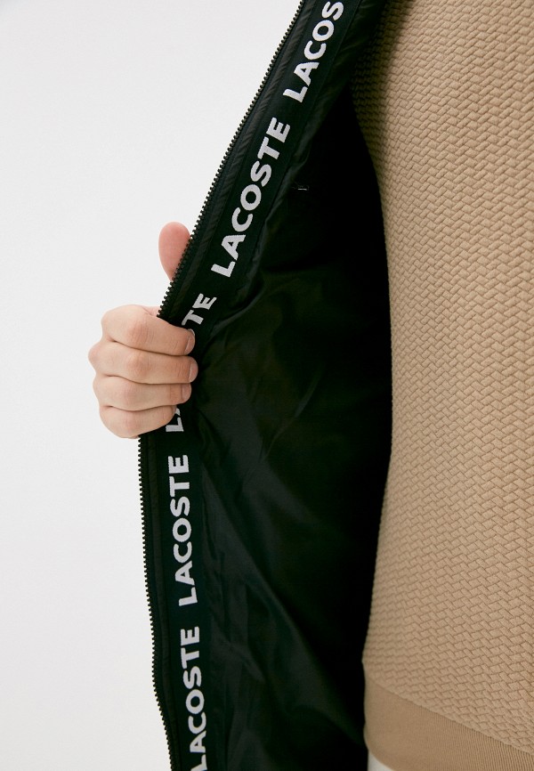 Куртка утепленная Lacoste цвет черный  Фото 4