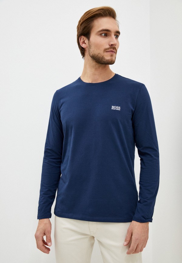 

Лонгслив домашний Boss, Синий, Mix&Match LS-Shirt R