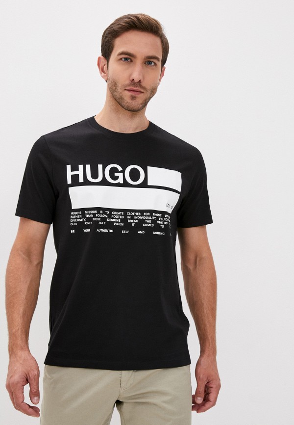Купить футболку hugo. Футболка Hugo. Hugo футболка мужская. Футболка Hugo черная. Hugo футболка мужская сентябрь 21.