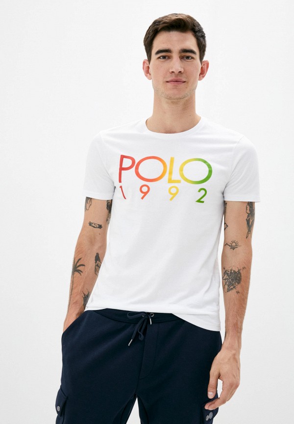 

Футболка Polo Ralph Lauren, Белый, Polo Ralph Lauren MP002XM0MT6S