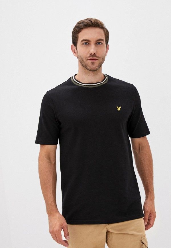 

Футболка Lyle & Scott, Черный, Multi Rib T-shirt