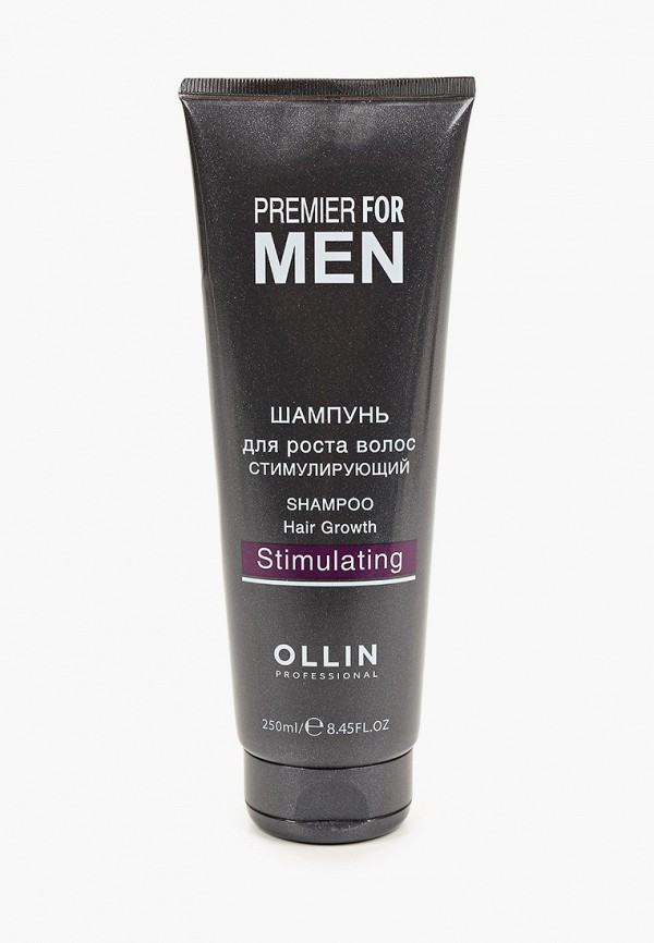 

Шампунь Ollin, Прозрачный, PREMIER FOR MEN для роста волос, OLLIN PROFESSIONAL стимулирующий, 250 мл