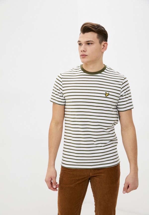 

Футболка Lyle & Scott, Белый, Breton Stripe T-shirt