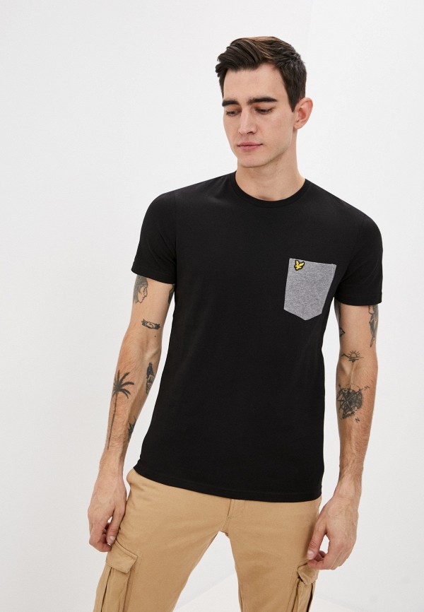 

Футболка Lyle & Scott, Черный, Contrast Pocket T Shirt