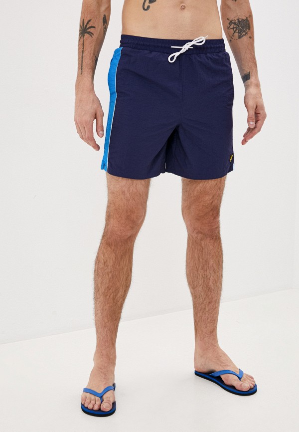 

Шорты для плавания Lyle & Scott, Синий, Side Panel Swim Short