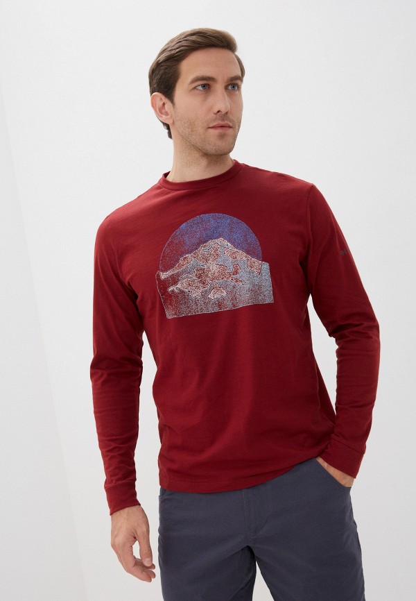 

Лонгслив Columbia, Красный, Blue Reef™ LS Graphic Tee