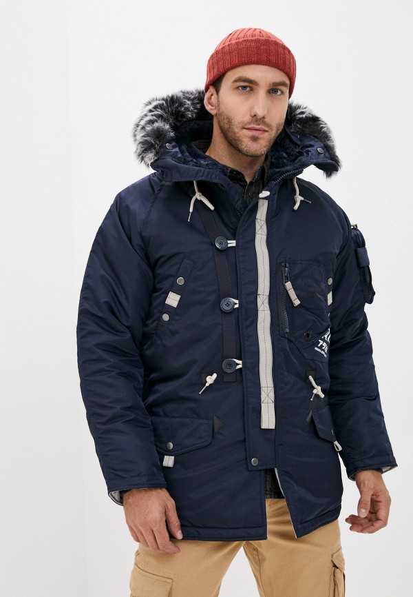 

Парка Apolloget, Синий, Sapporo Fleece Rep.Blue/Gun Metal