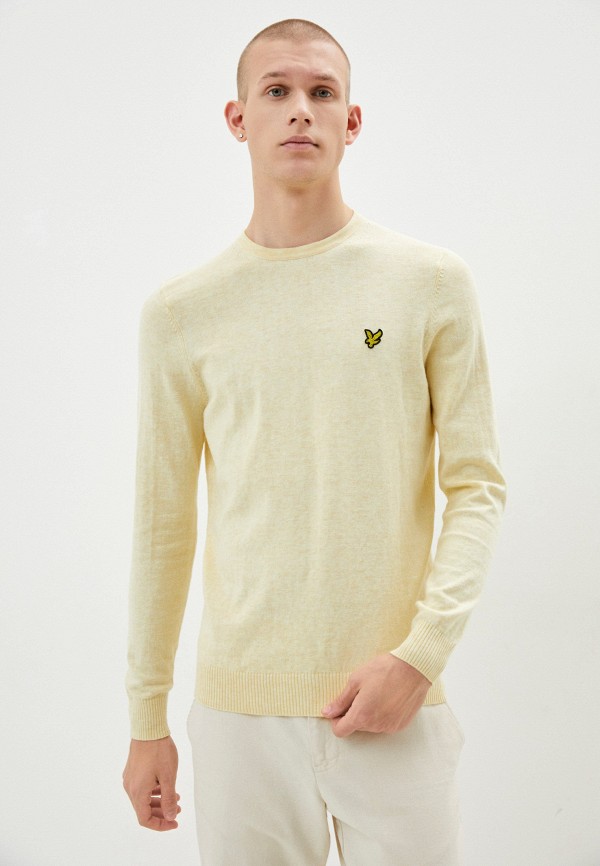 

Джемпер Lyle & Scott, Желтый, Crew Neck Cotton Merino Jumper