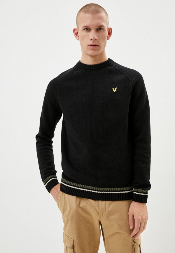 

Джемпер Lyle & Scott, Черный, Multi Rib Knitted Jumper