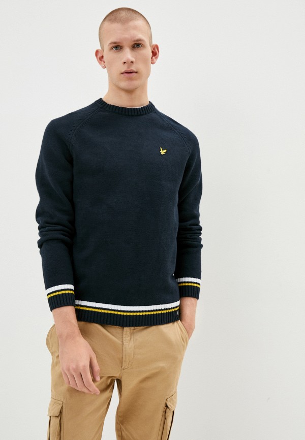 

Джемпер Lyle & Scott, Синий, Multi Rib Knitted Jumper