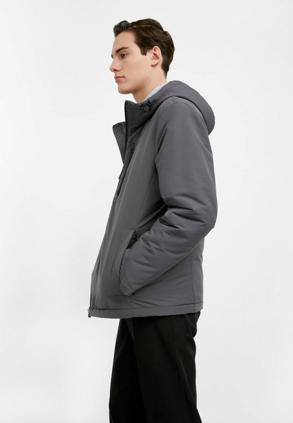 Куртка утепленная Finn Flare цвет серый  Фото 4
