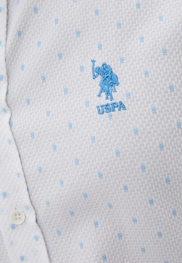 Рубашка U.S. Polo Assn. цвет белый  Фото 4
