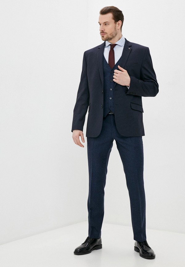 Пиджак Bazioni синий, размер 52, фото 2