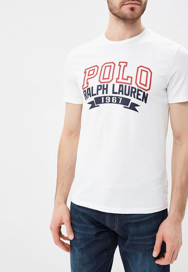 

Футболка Polo Ralph Lauren, Белый, Polo Ralph Lauren MP002XM0MW9P