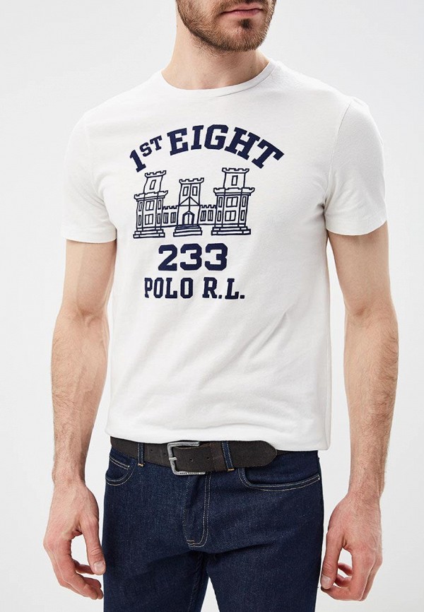 

Футболка Polo Ralph Lauren, Белый, Polo Ralph Lauren MP002XM0MWA4