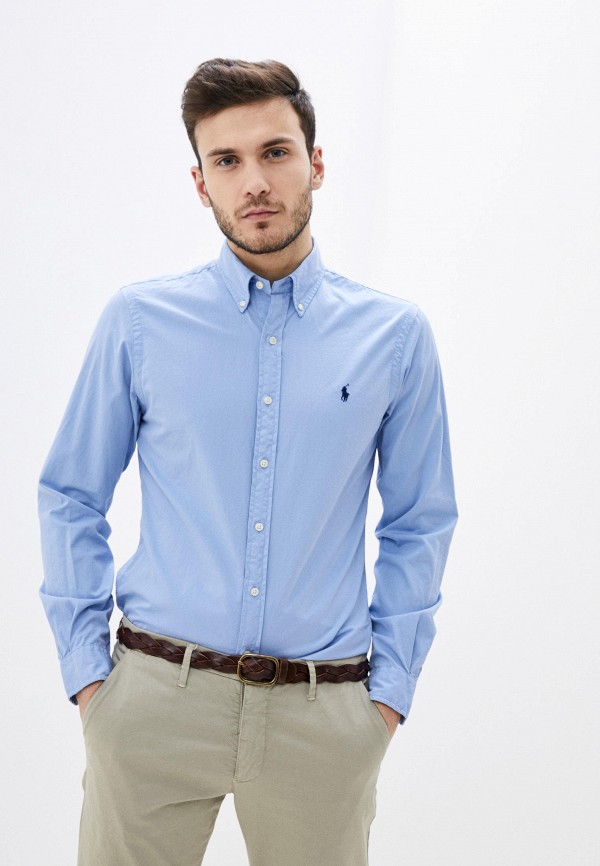 

Рубашка Polo Ralph Lauren, Голубой, Polo Ralph Lauren MP002XM0MWAJ