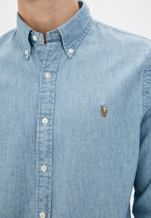 

Рубашка джинсовая Polo Ralph Lauren, Голубой, Polo Ralph Lauren MP002XM0MWCF