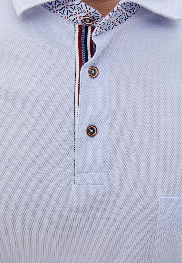 

Поло Eterna, Голубой, Modern fit