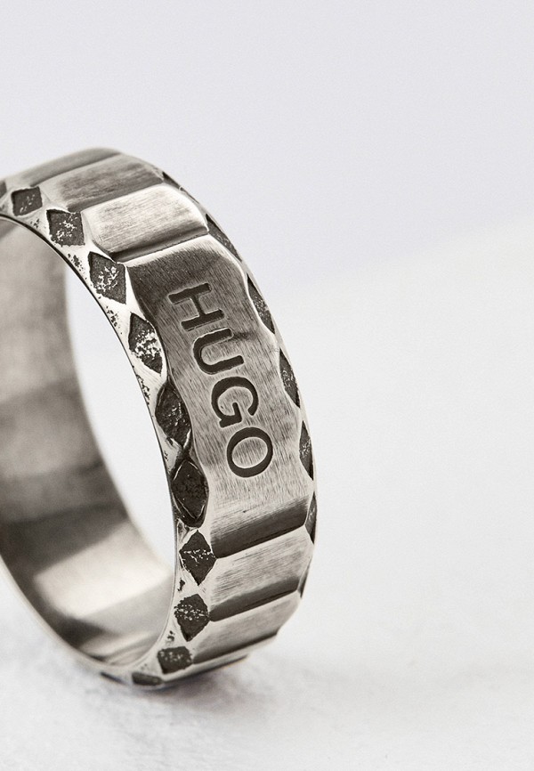 Кольцо Hugo цвет серебряный  Фото 3