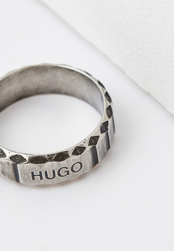 Кольцо Hugo цвет серебряный  Фото 4