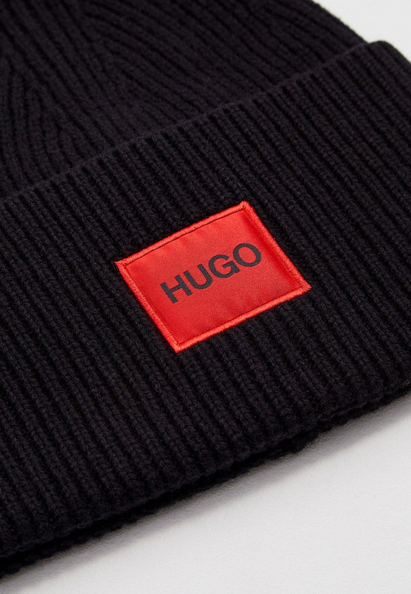 Шапка Hugo цвет черный  Фото 3