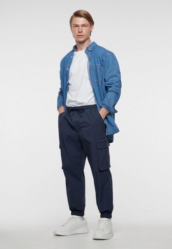 Брюки Befree синий, размер 44, фото 2