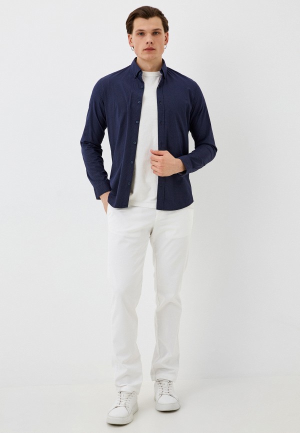 Рубашка Neohit синий, размер 46, фото 2