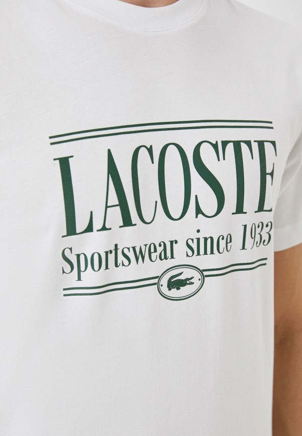 Футболка Lacoste белый, размер 56, фото 3