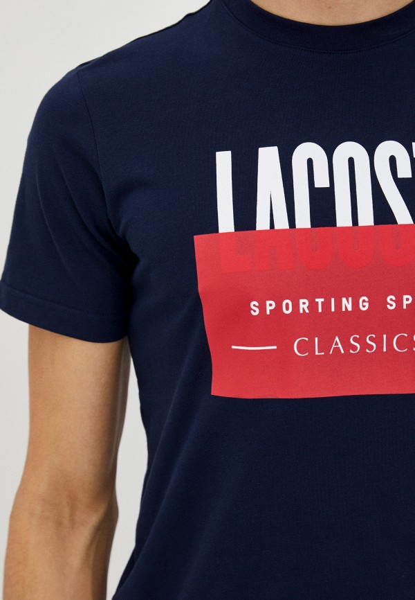 Футболка Lacoste синий, размер 46, фото 3