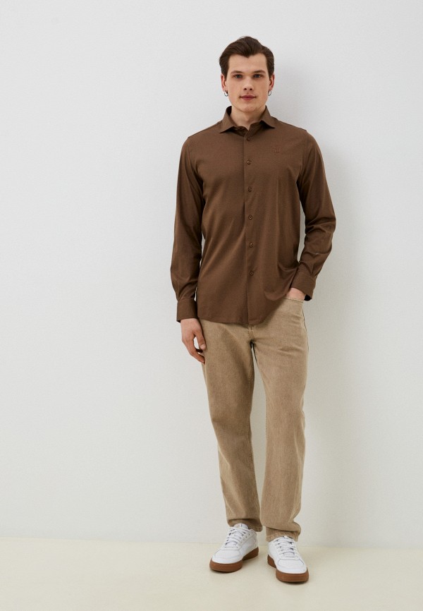 Рубашка Ruck&Maul коричневый, размер 52, фото 2