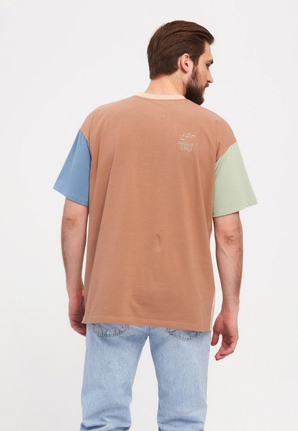 Футболка Береги бежевый, размер 48, фото 3