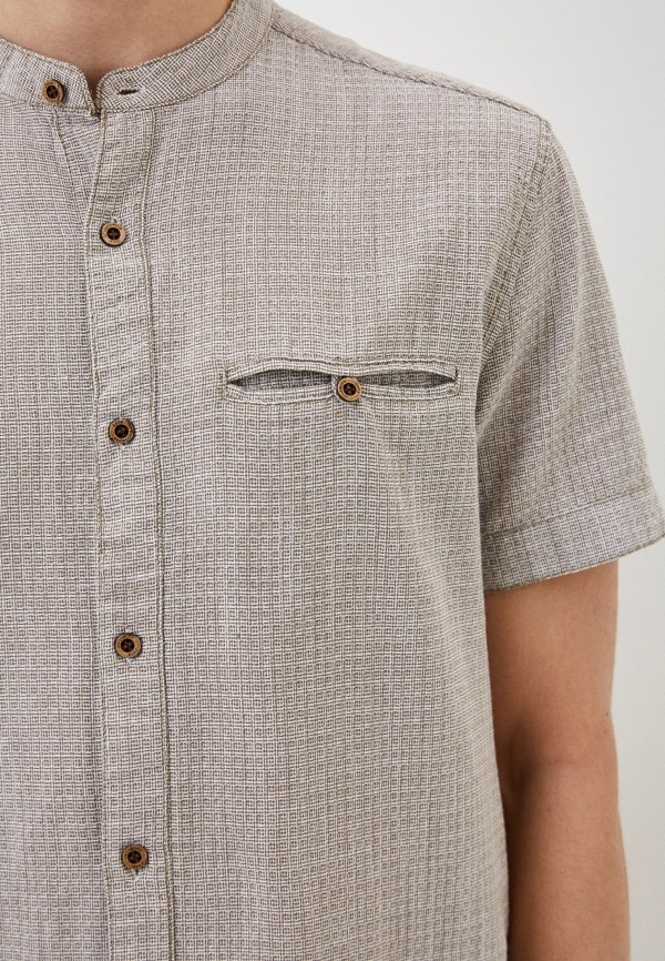 Рубашка Zolla бежевый, размер 46, фото 4