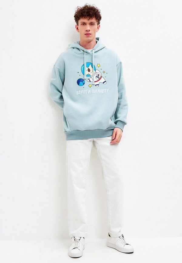 Худи Береги бирюзовый, размер 48, фото 2