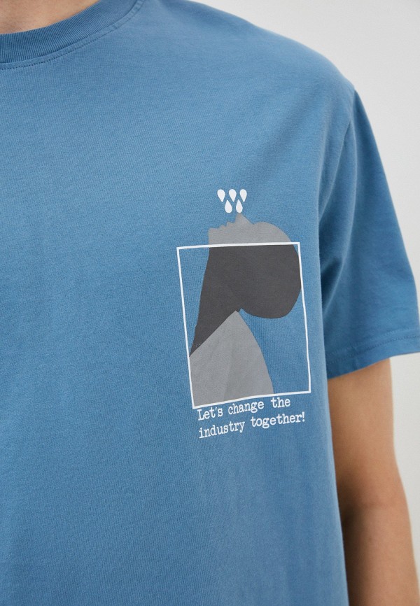 Футболка D&F голубой, размер 54, фото 3