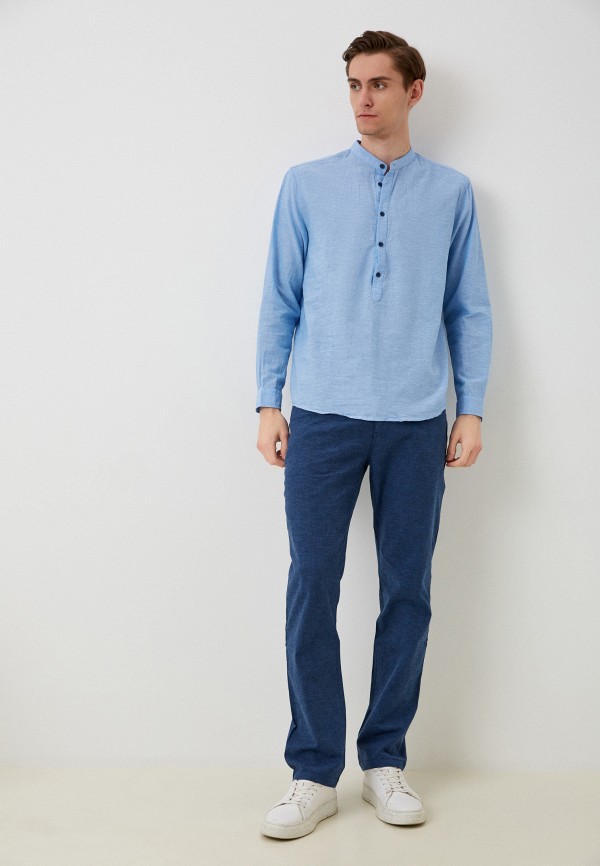 Рубашка Zolla голубой, размер 46, фото 2